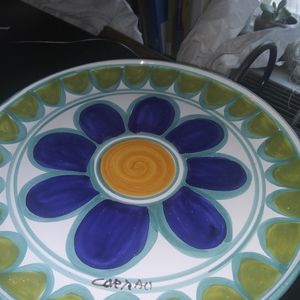 Painted plate from Italy